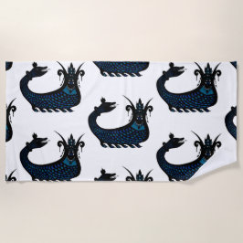 Boncuk Meran Beach Towel