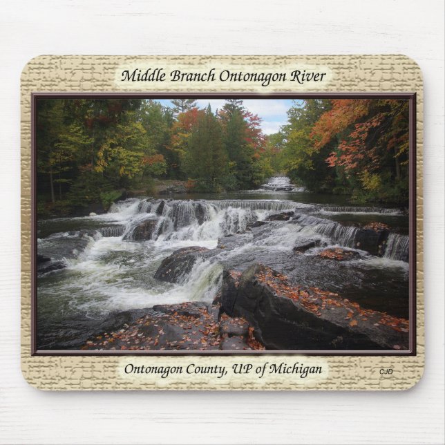 Bond Falls Cascades Musmatta (Framsidan)