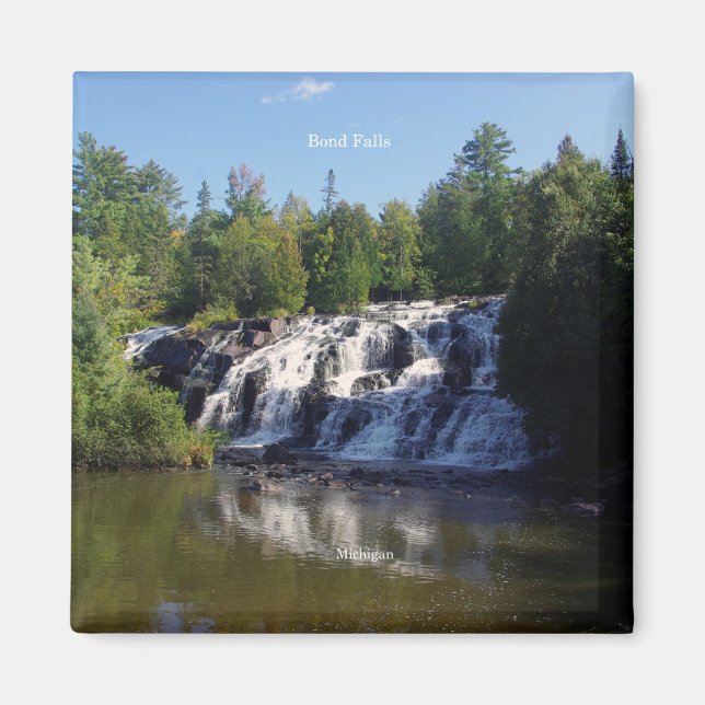 Bond Falls-magnet Magnet (Framsidan)