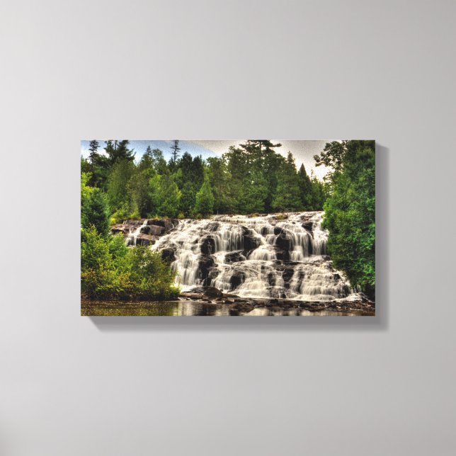 Bond Falls Michigan Canvastryck (Framsida)