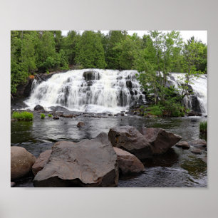 Bond Falls, Michigans övre Peninsula Poster