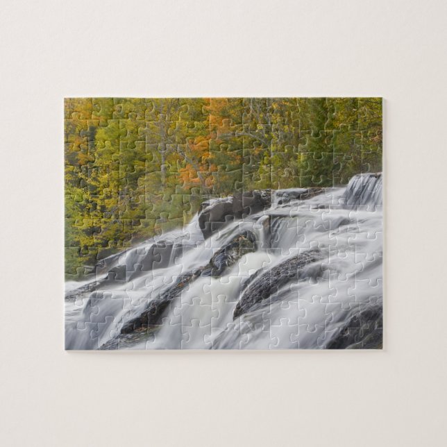 Bond Falls på Middle Fork av Ontonagon Pussel (Horisontell)