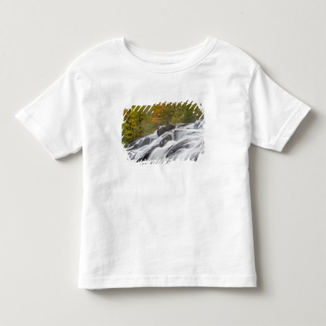 Bond Falls på Middle Fork av Ontonagon T Shirt (Framsida)