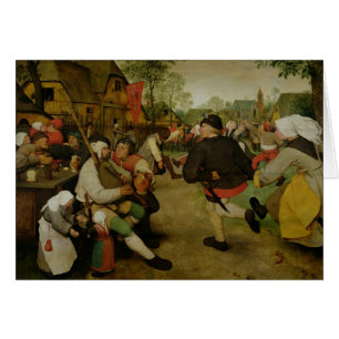 Bondaktig dans, 1568 hälsningskort