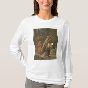 Bondaktiga kvinnor med småskog, c.1858 tee