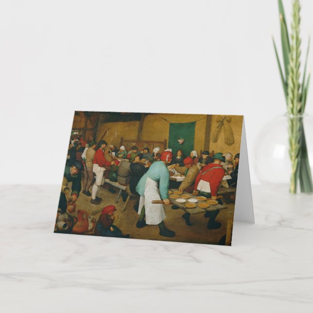 Bondaktigt bröllop, 1568 kort (Framsida)