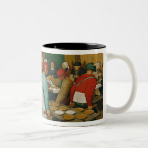 Bondaktigt bröllop, 1568 Två-Tonad mugg