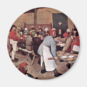 Bondaktigt bröllop vid Bruegel D. Ä. Pieter Magnet