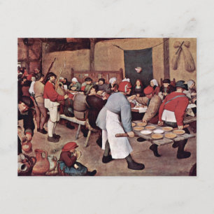 Bondbröllop av Bruegel d.ä. Pieter Inbjudningar