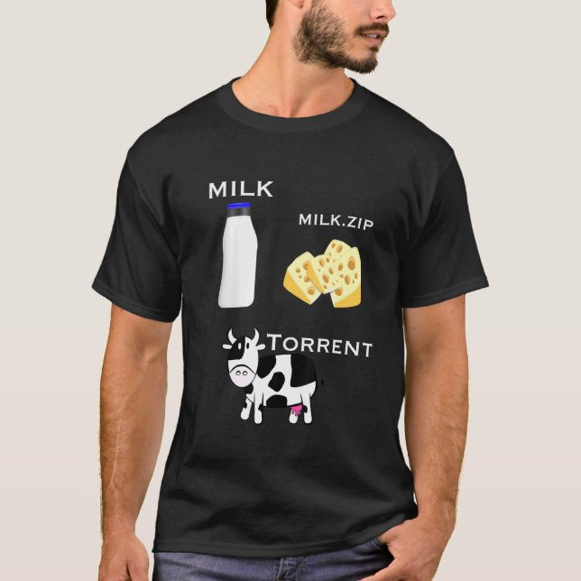 Bonde Datavetenskap Student Administratör Ko Ost M T Shirt (Framsida)