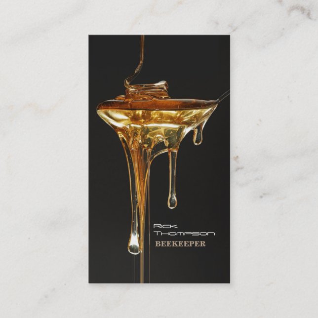 Bonde för lantgård för honungsäljare-/Beekeeperbi Visitkort (Framsida)