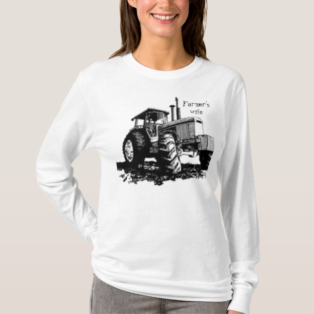 Bonde fru t-shirt (Framsida)