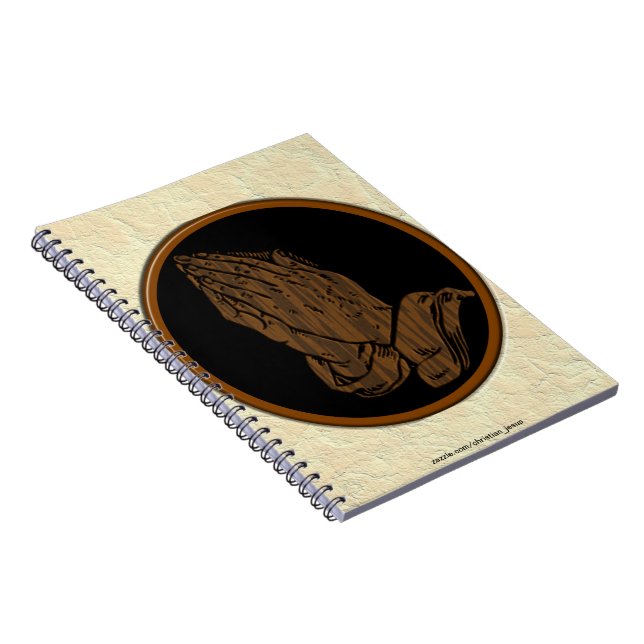 BÖNDE HÄNDER ANTECKNINGSBOK MED SPIRAL (Högra Sidan)