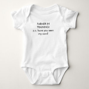 Bonde i utbildningsskjortan (bebiset) t shirt