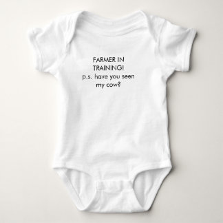 Bonde i utbildningsskjortan (bebiset) t shirt