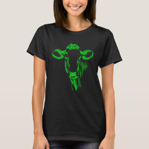 Bonde Ko Kor Nötkreatur Mjölk Bonde Jordbruk T Shirt