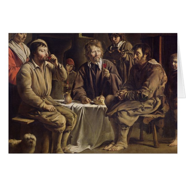 Bonde mål, 1642 hälsningskort (Framsidan Horizontal)