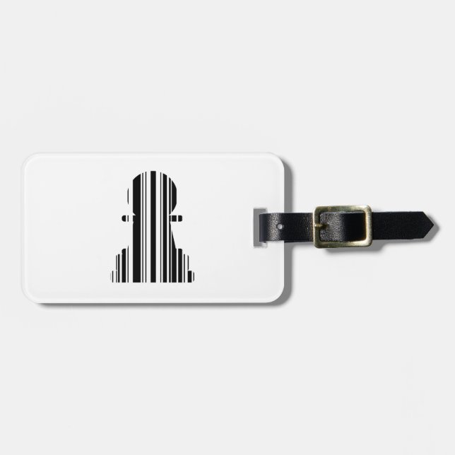 BONDE STAPELKOD Schackpjäs Mönsterdesign Bagagebricka (Horisontell Framsida)