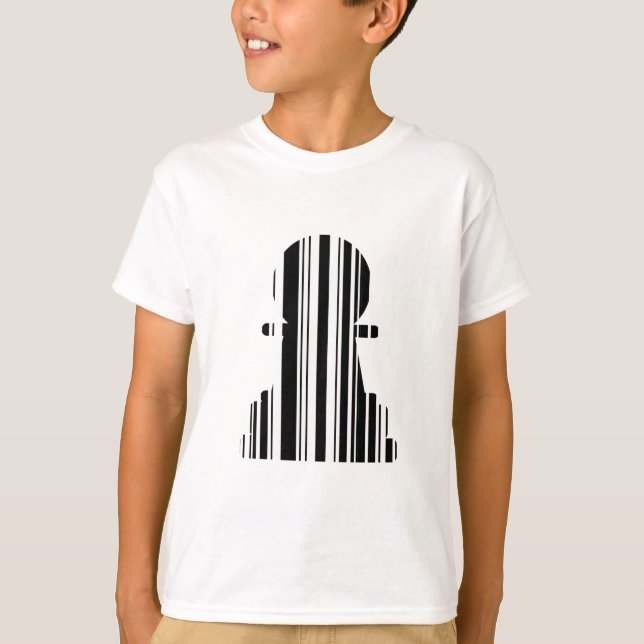 BONDE STreckKod Schackpjäs Mönsterdesign Tee (Framsida)
