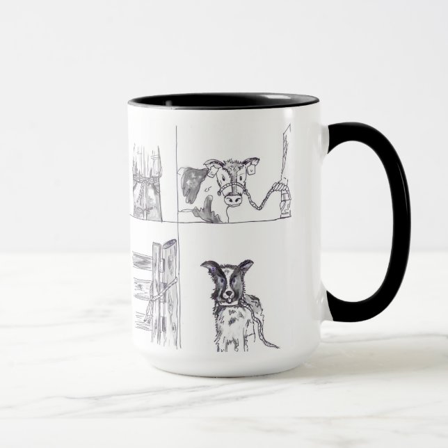 Bondebaleren tvinnar muggen mugg (Höger)