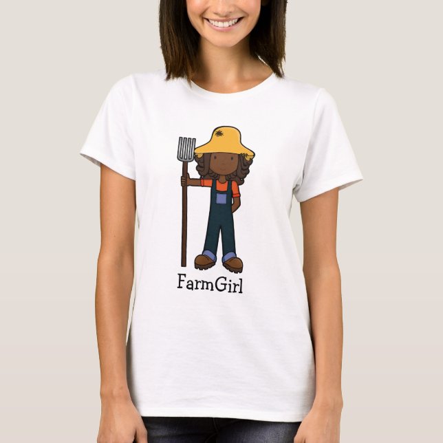 Bondeflicka T-shirt (Framsida)