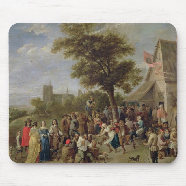 BondeGlad-Danande, c.1650 (olja på kanfas) Musmatta (Framsidan)