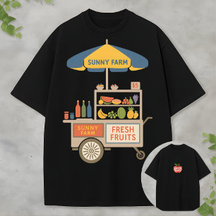 Bondemarknad Estetiska Färska Frukter Solsken T Shirt