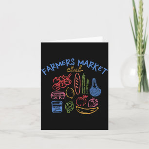 Bondemarknad Frukt Grönsak Estetik Matkultur Kort