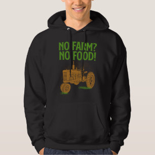 Bondememe Ingen gård, ingen mat Hoodie