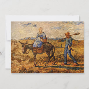 Bondepar av Vincent van Gogh Inbjudan