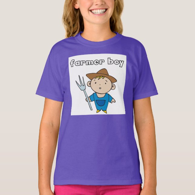 Bondepojke T Shirt (Framsida)
