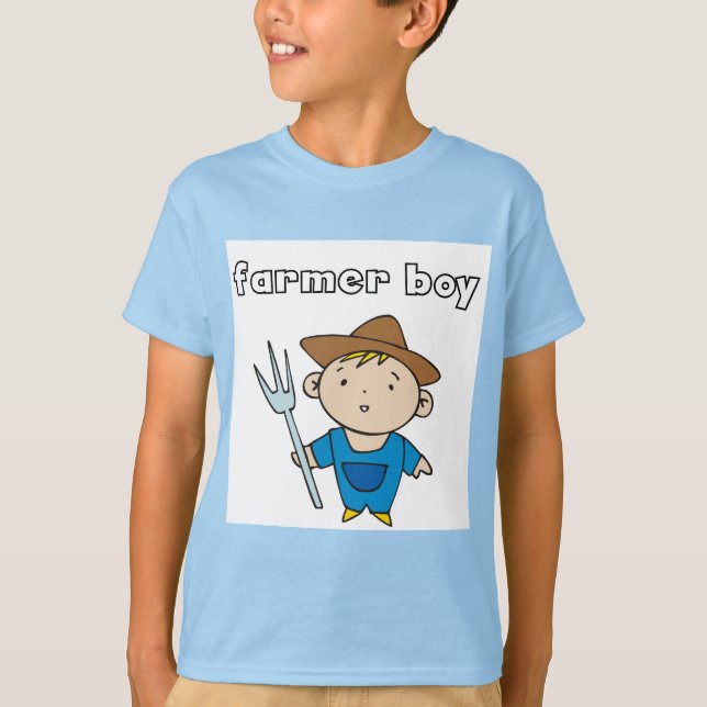 BondepojkeTshirts och gåvor Tee Shirt (Framsida)