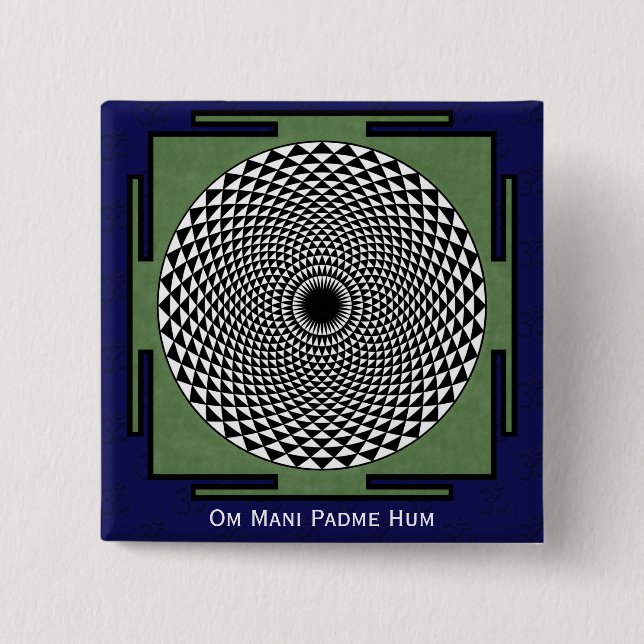 bönder om Mani Padme Hum Knapp (Framsida)