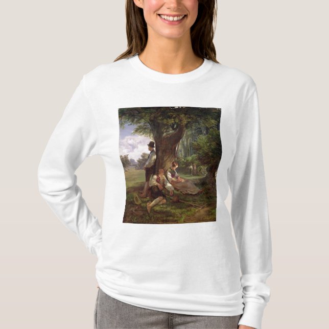 Bönder som har en Siesta, 1841 Tee (Framsida)
