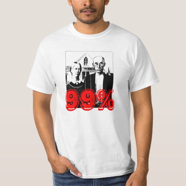 Bönderna revolterar den 99% T skjortan T Shirt (Framsida)
