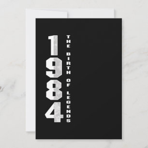 Böndernas födelse 1984 36:e födelsedag inbjudningar