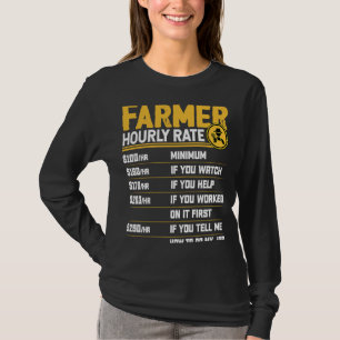 Bondes timlön Roligt Bondelandbrukare T Shirt