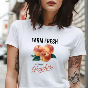 Bondfriska georgiska persikor Persikon Älskare T Shirt