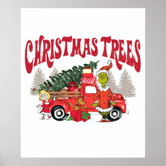 bondfriska julgranar grinch poster