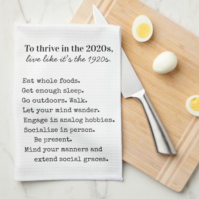 Bondgård 1920-tal leva enkelt kökshandduk (Vikt i Fjärdedel)