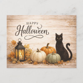 Bondgård färgglada pumpor Halloween Helg Vykort