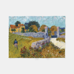 Bondgård i Provence (1888) av Vincent Van Gogh Fleecefilt
