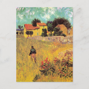 Bondgård i Provence av Vincent van Gogh Vykort