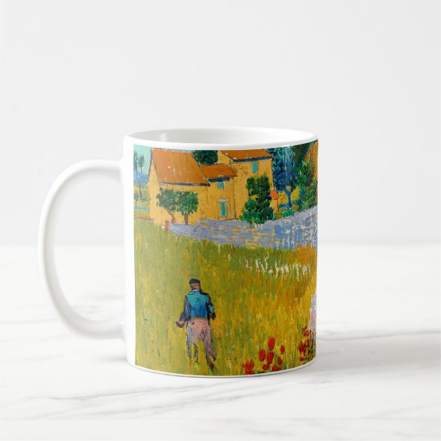Bondgård i Provence Van Gogh Kaffemugg (Vänster)