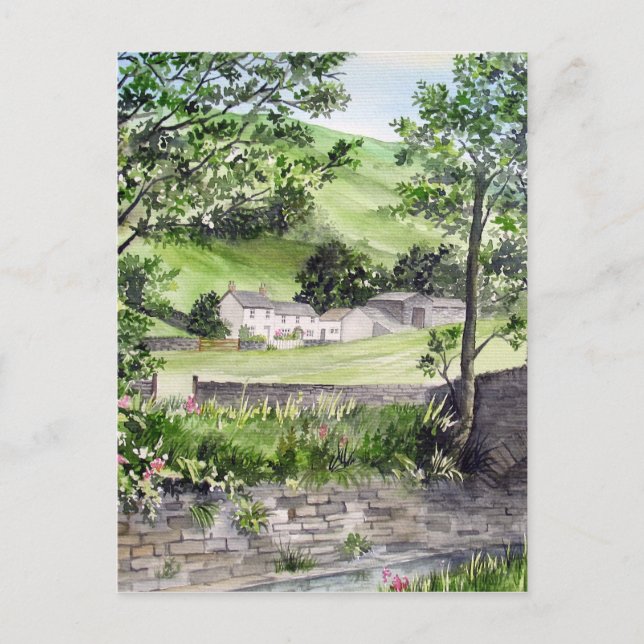 Bondgård i St Johns in the Vale Lake District Vykort (Framsida)