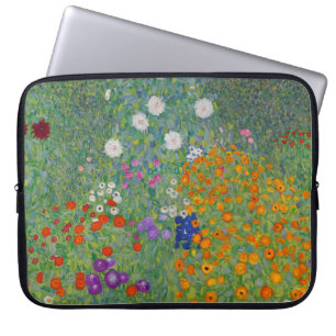 Bondgård, Oljemålning, Gustav Klimt Laptop Fodral