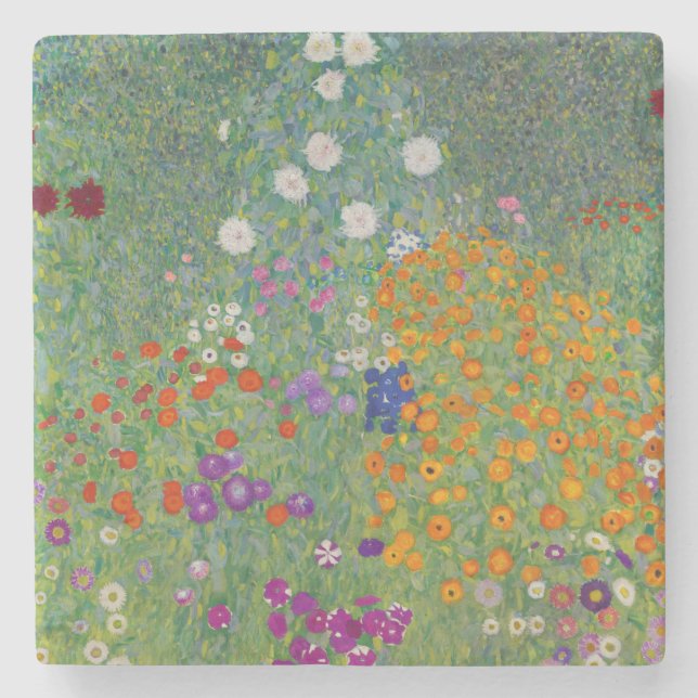 Bondgård, Oljemålning, Gustav Klimt Stenunderlägg (Framsidan)