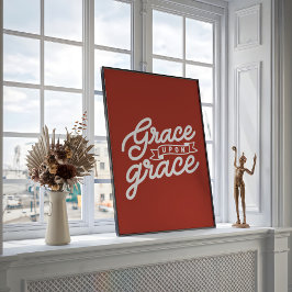 Bondgård rustik kristen Nåde på nåde  Poster