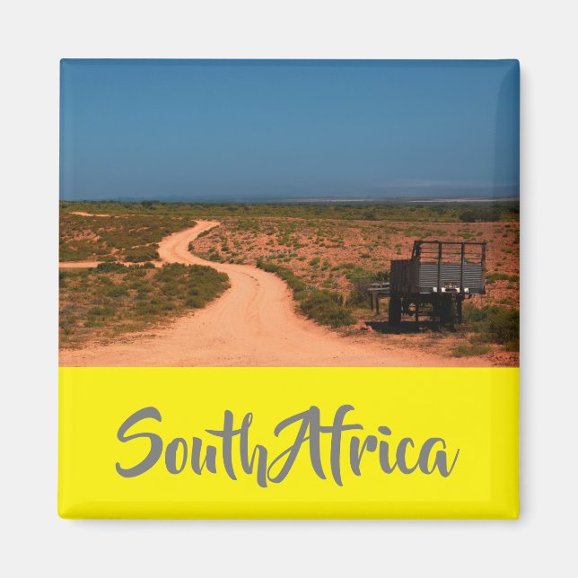 Bondgård Sydafrika Landsbygd Landskapsvy Magnet (Framsidan)
