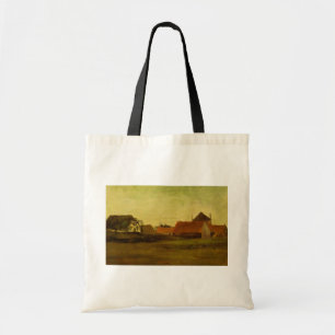 Bondgårdar i Loosduinen Haag av Vincent van Gogh Tygkasse